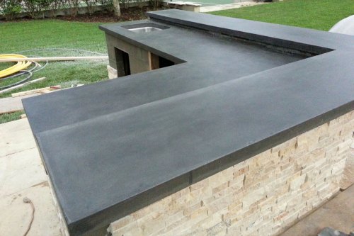 Best Countertop For An Outdoor Kitchen, Building Outdoor Concrete Countertops